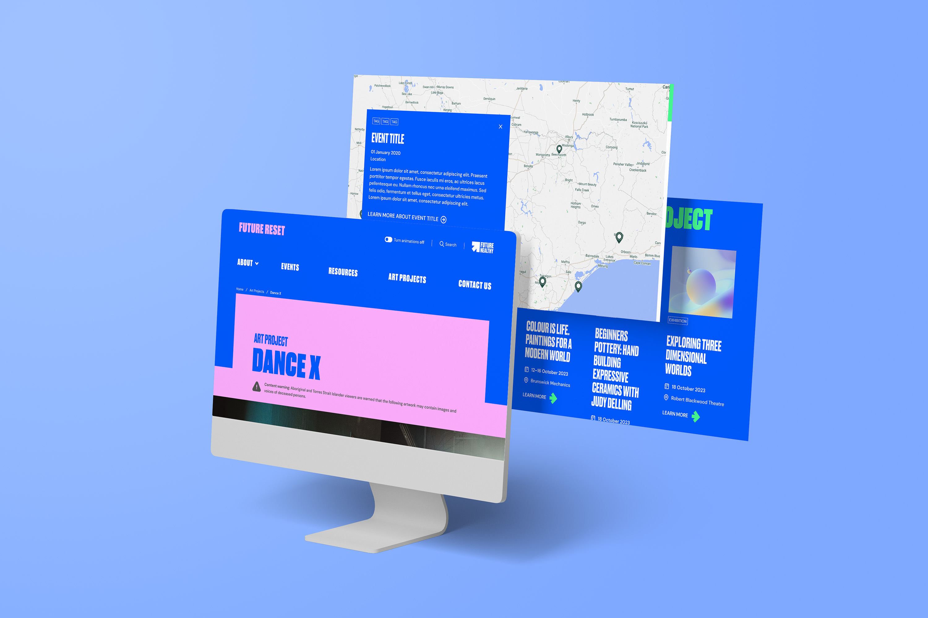 Future Reset Sample Screens