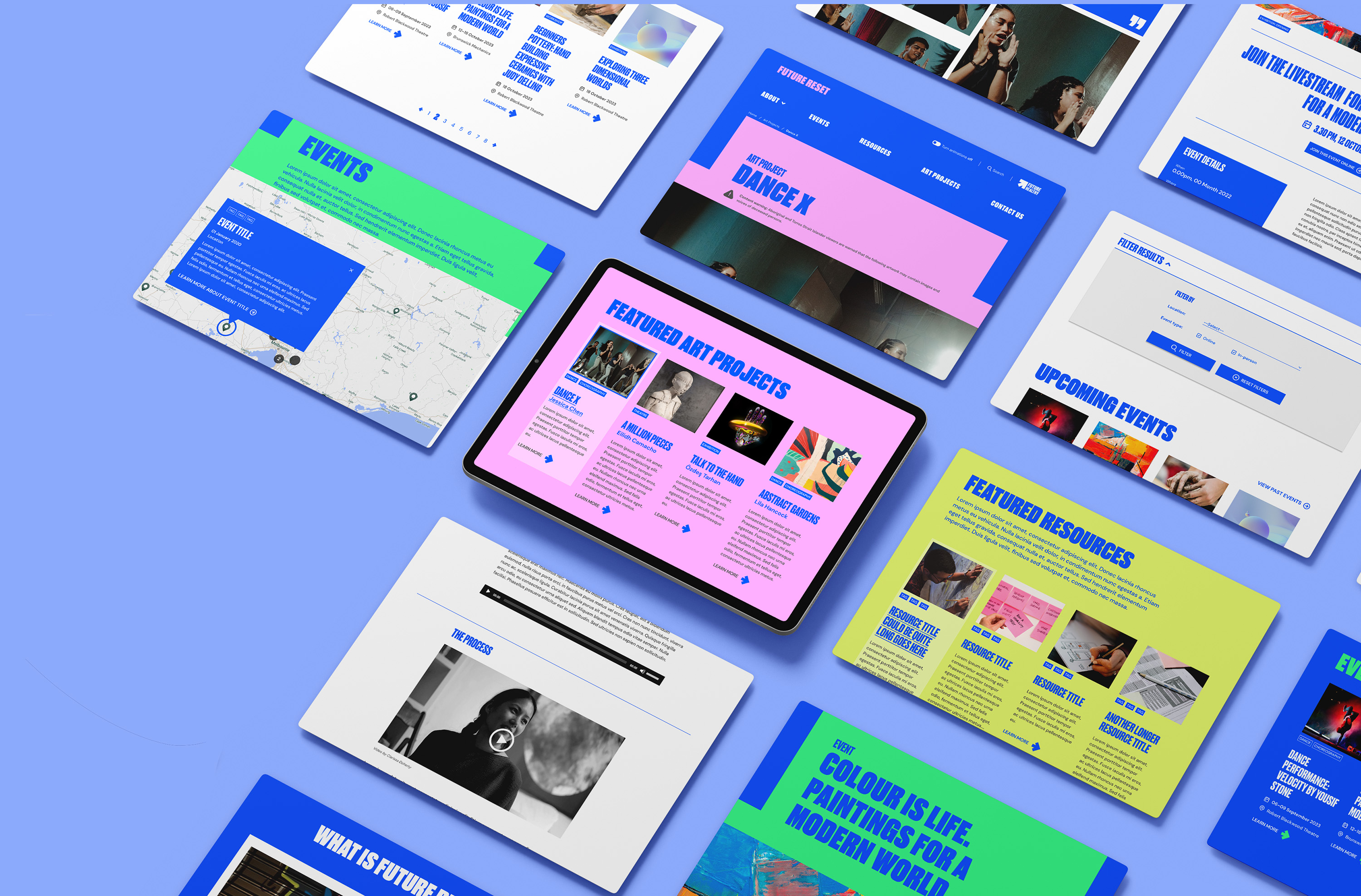 Future Reset Sampmle Screens