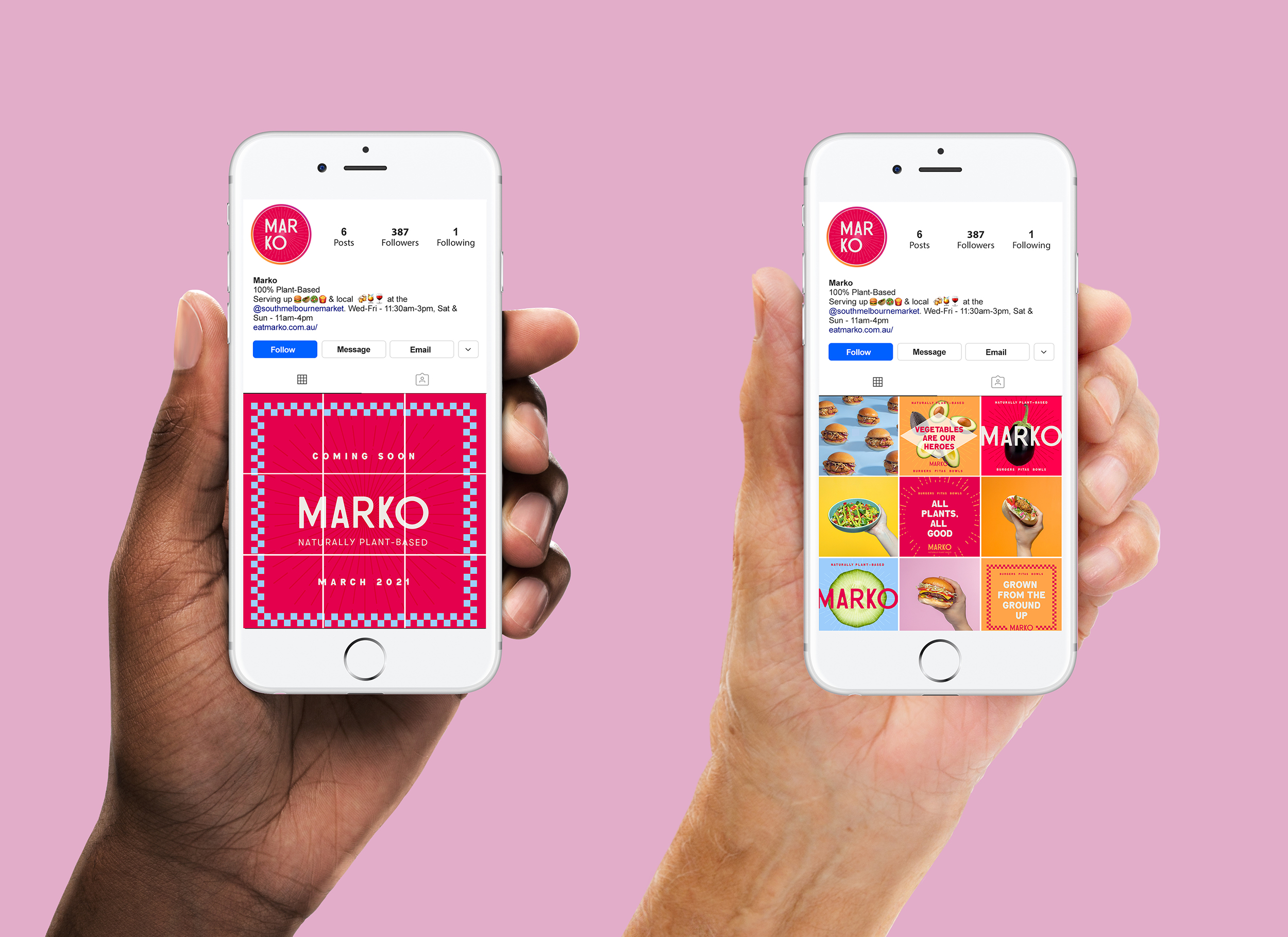 Marko Instagram grid