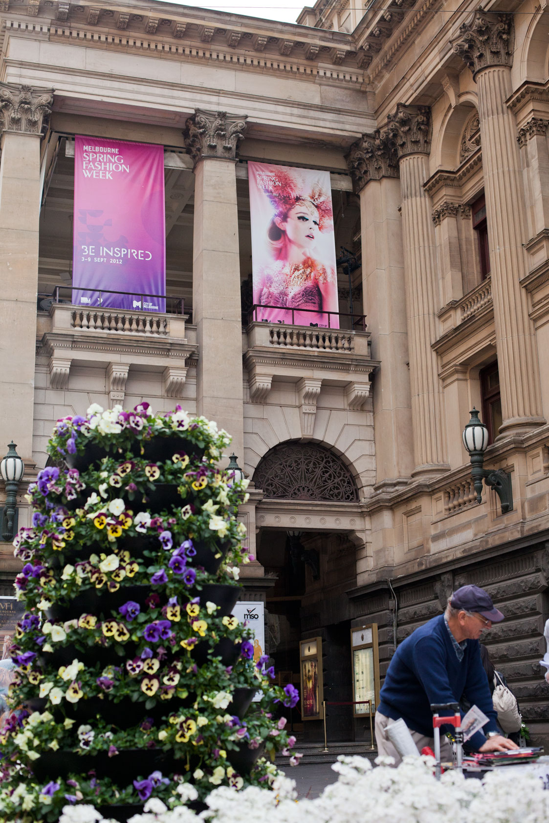 Melbourne Town Hall event posters