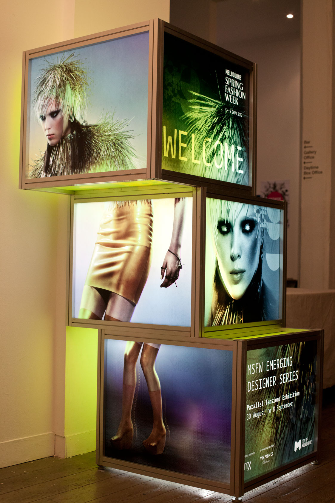 Lightbox entry design for Emerging Designers Series